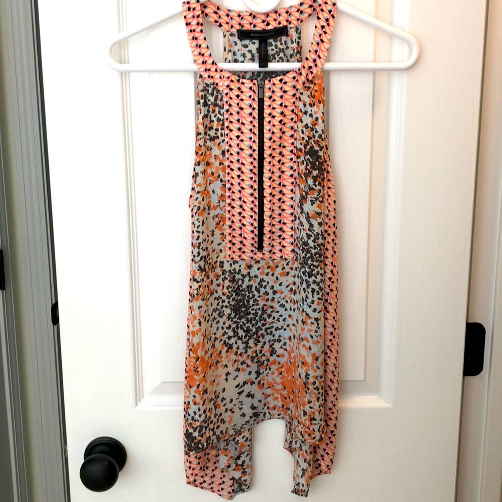 BCBG tunic blouse.